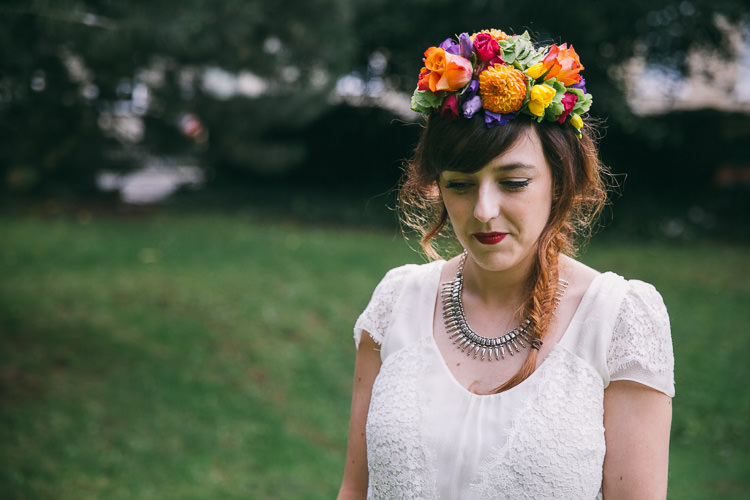 Planetarium Space Frida Kahlo Colourful Wedding http://carohutchings.com/