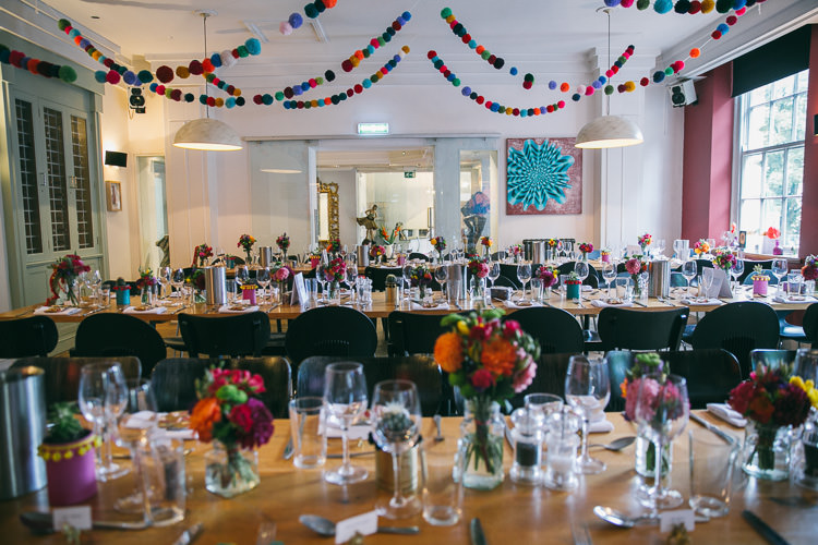 Planetarium Space Frida Kahlo Colourful Wedding http://carohutchings.com/