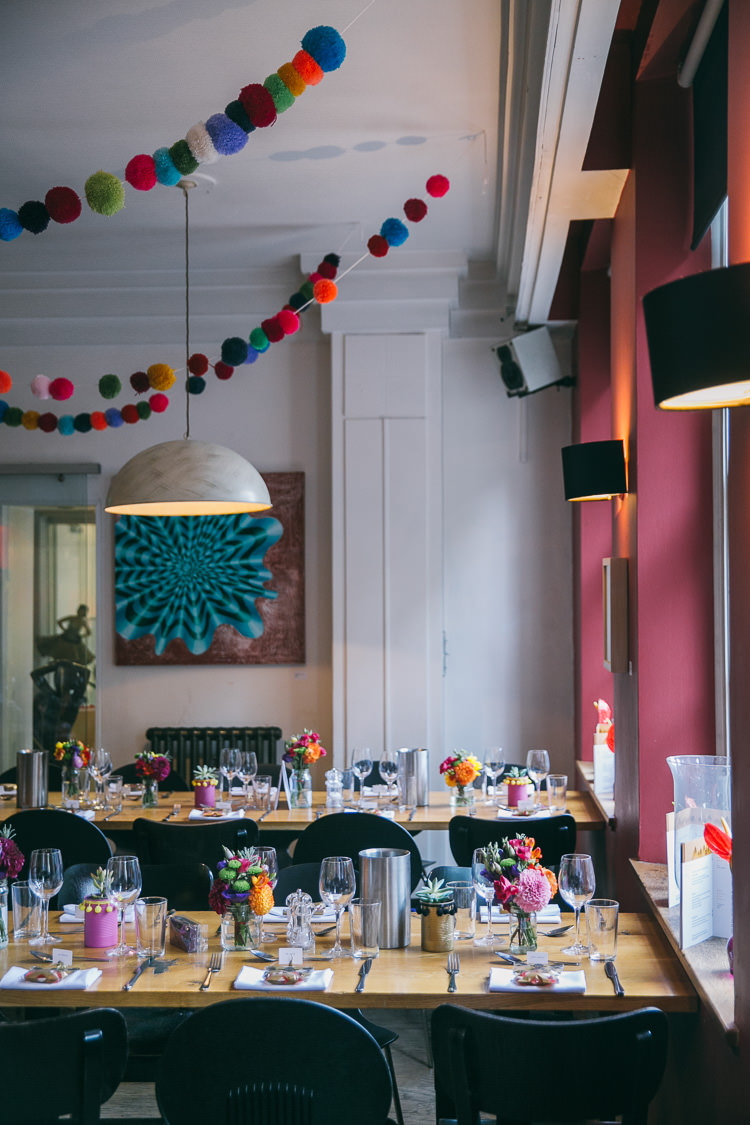 Planetarium Space Frida Kahlo Colourful Wedding http://carohutchings.com/