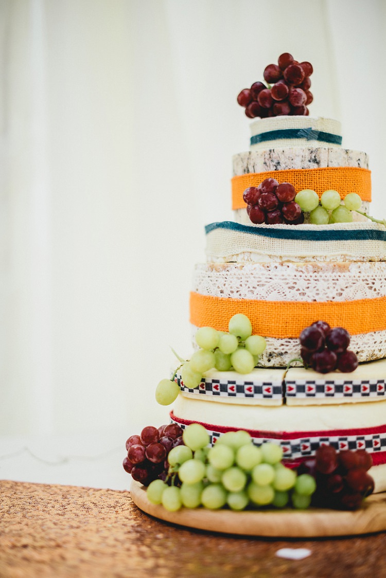 Cheese Cake Stack Layer Tower All Things Big Bright Beautiful Multicolour Wedding http://benjaminmathers.co.uk/