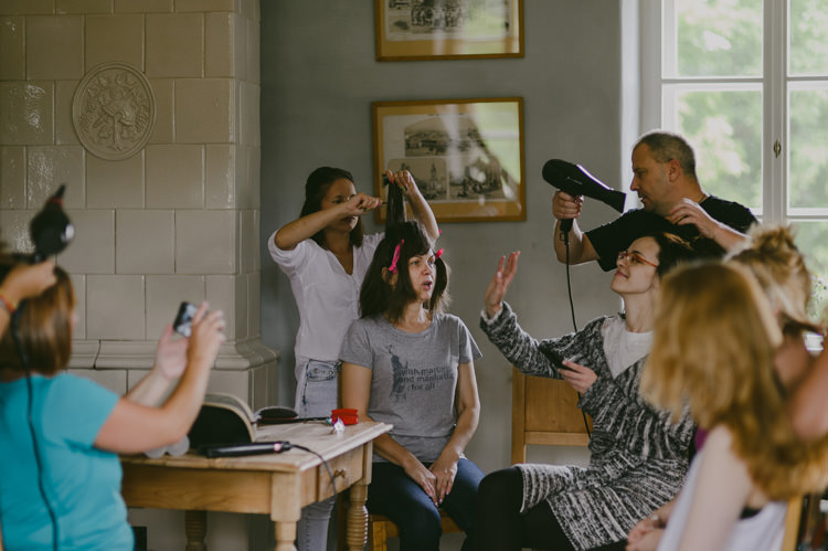 Hair Makeup Ceremony Preparations Natural Greenery Stylish Wedding Transylvania https://raresion.com/