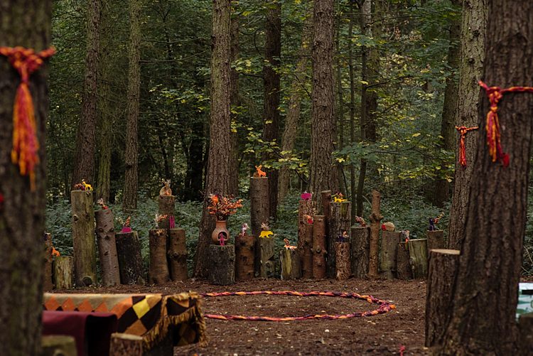 Outdoor Woodland Autumn Banquet Wedding http://toastofleeds.co.uk/
