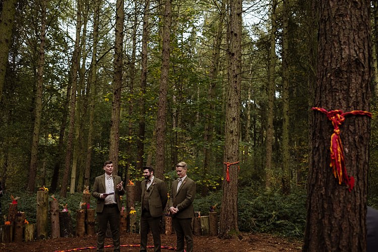 Outdoor Woodland Autumn Banquet Wedding http://toastofleeds.co.uk/