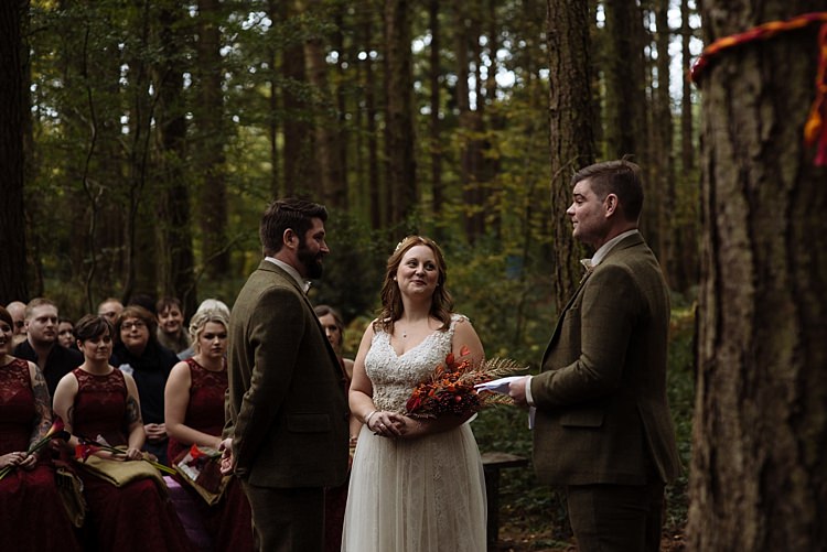 Outdoor Woodland Autumn Banquet Wedding http://toastofleeds.co.uk/