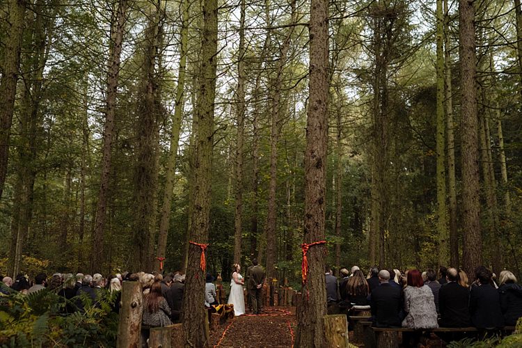 Outdoor Woodland Autumn Banquet Wedding http://toastofleeds.co.uk/
