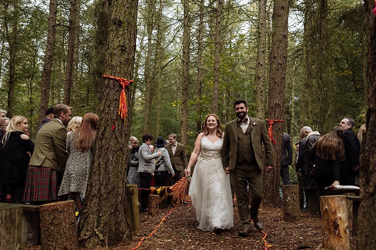 Outdoor Woodland Autumn Banquet Wedding http://toastofleeds.co.uk/
