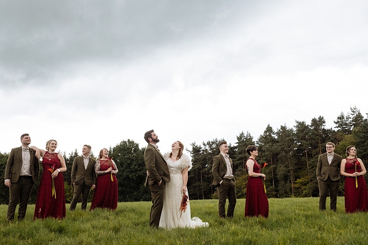 Outdoor Woodland Autumn Banquet Wedding http://toastofleeds.co.uk/