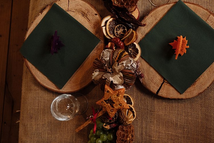 Outdoor Woodland Autumn Banquet Wedding http://toastofleeds.co.uk/