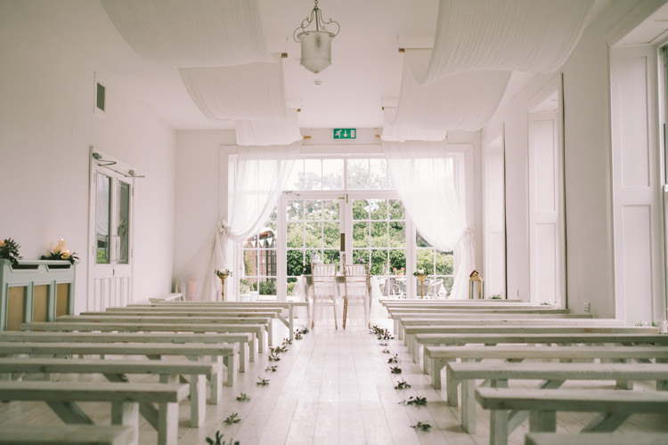 Fabrics Drapes Ceremony Pretty Light Pink Country House Wedding http://jonathanryderphotography.com/
