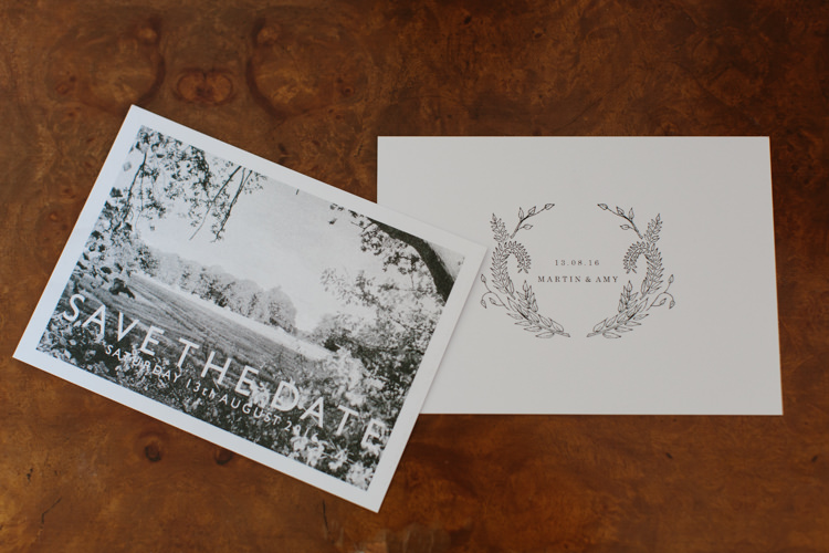 Illustrated Stationery Paper Pretty Intimate Indie Woodland Wedding http://www.caroweiss.com/