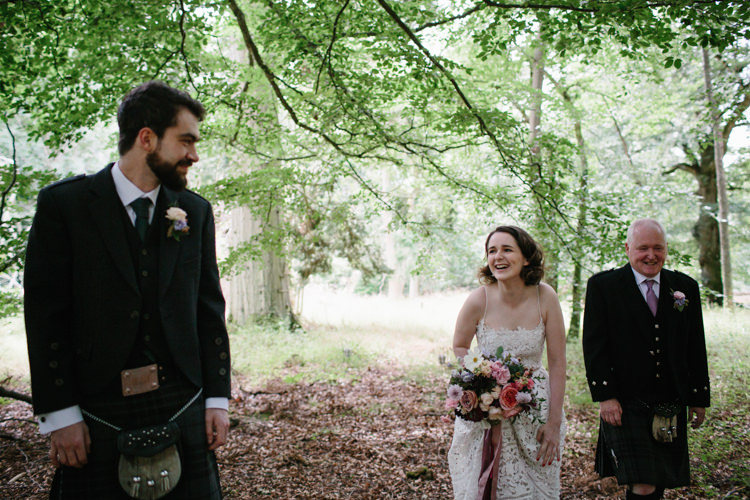 Intimate Indie Woodland Wedding http://www.caroweiss.com/