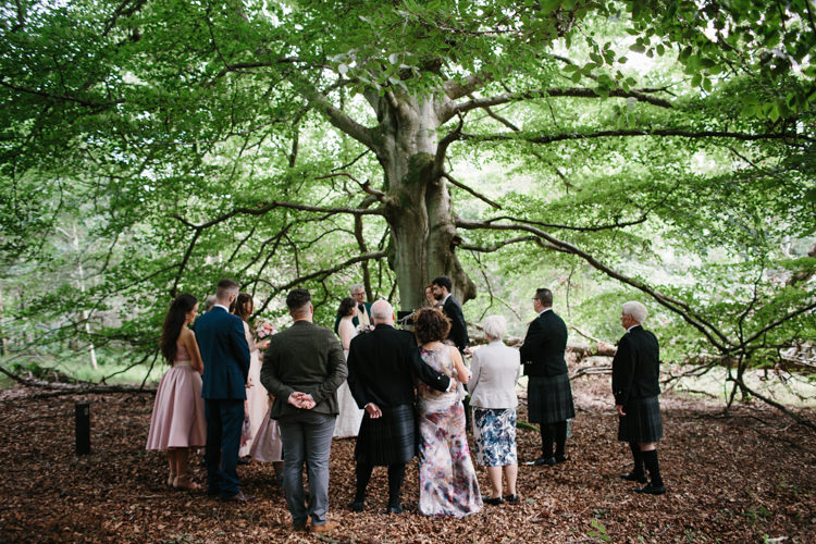 Intimate Indie Woodland Wedding http://www.caroweiss.com/