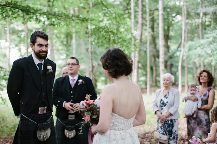 Intimate Indie Woodland Wedding http://www.caroweiss.com/