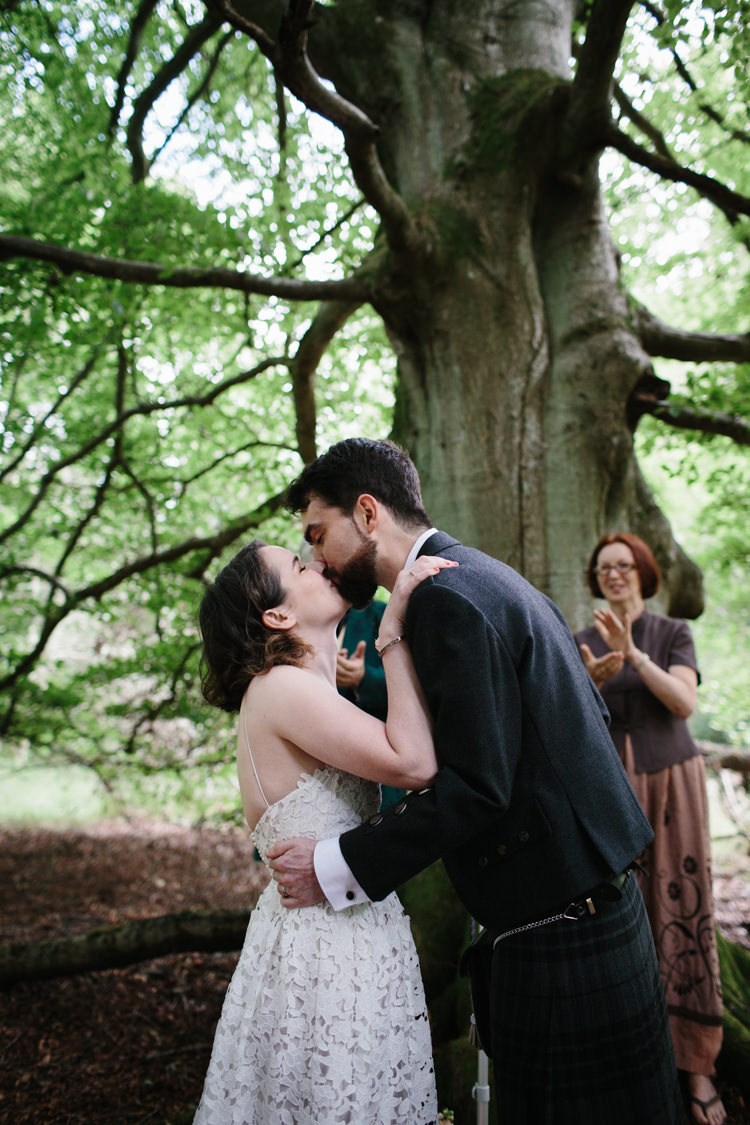 Intimate Indie Woodland Wedding http://www.caroweiss.com/