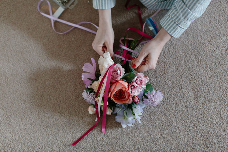 DIY Bridesmaid Bouquet Florist Intimate Indie Woodland Wedding http://www.caroweiss.com/