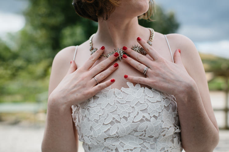 Necklace Bride Bridal Intimate Indie Woodland Wedding http://www.caroweiss.com/