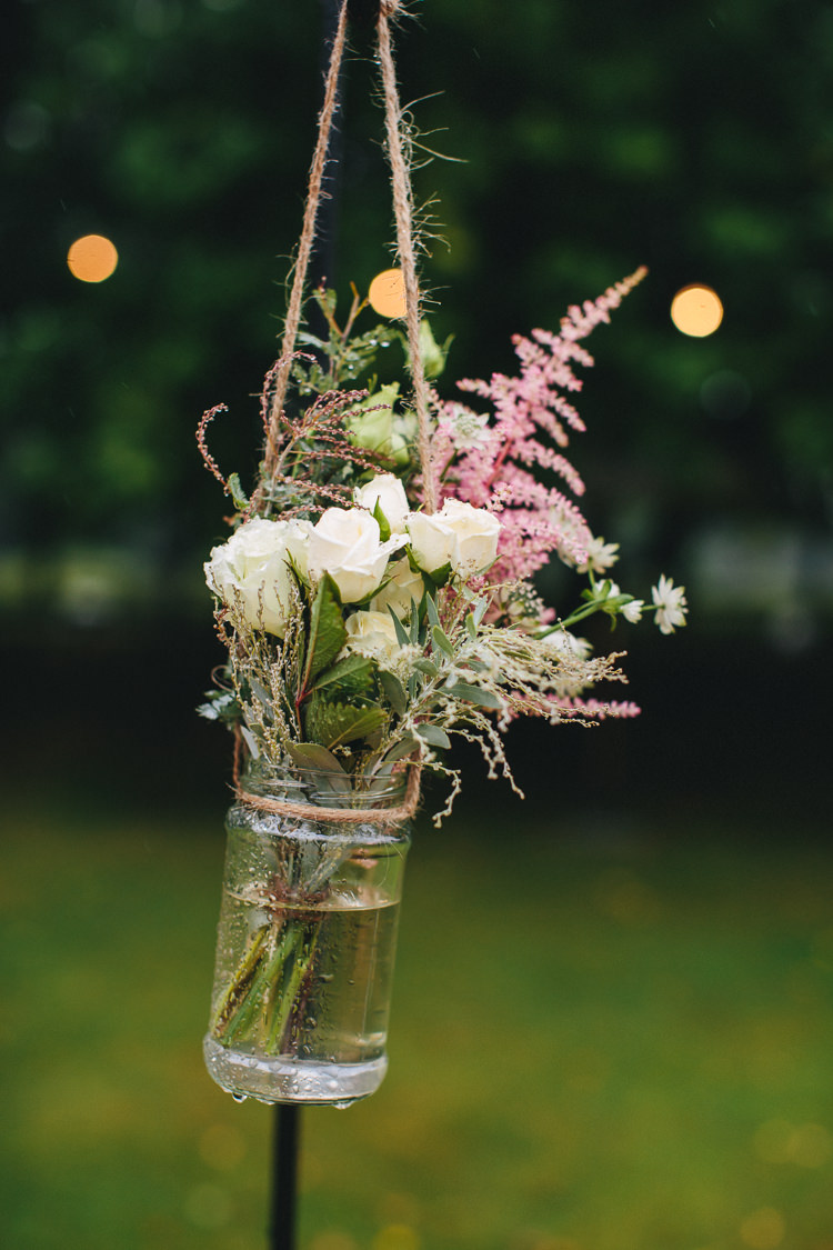 Florals Shepherds Crook White Rose Relaxed Country Garden Party Wedding http://www.jessicaoshaughnessy.co.uk/