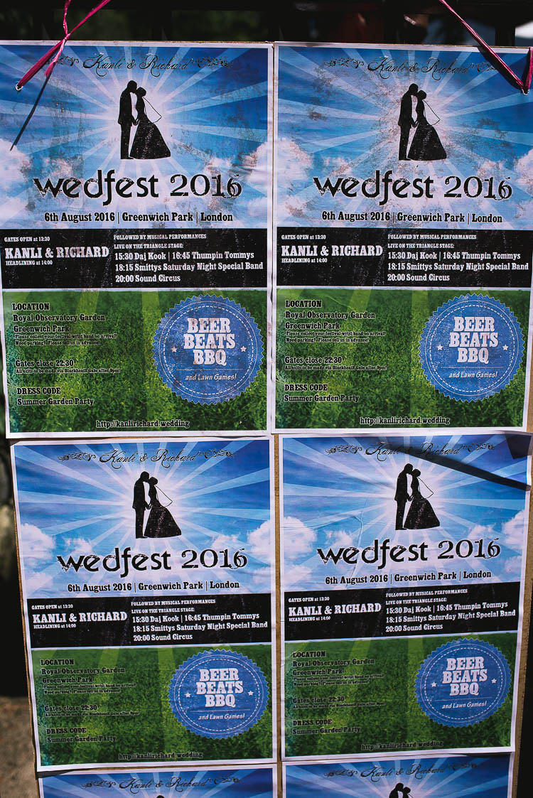 Stationery Poster Intivation Relaxed Outdoor City Park Festival Wedding http://kristianlevenphotography.co.uk/