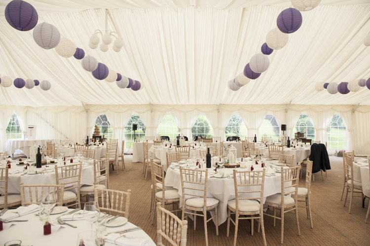 Lanterns Marquee Whimsical Summery Lilac Wedding http://eleanorjaneweddings.co.uk/