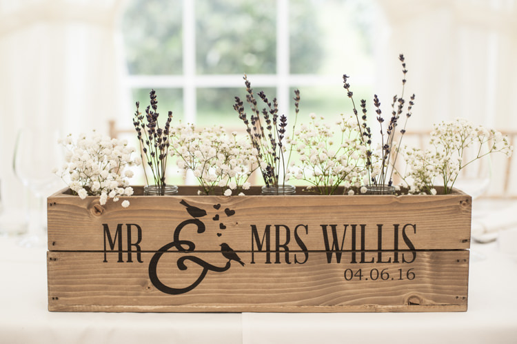 Crate Flowers Gypshophila Lavender Whimsical Summery Lilac Wedding http://eleanorjaneweddings.co.uk/