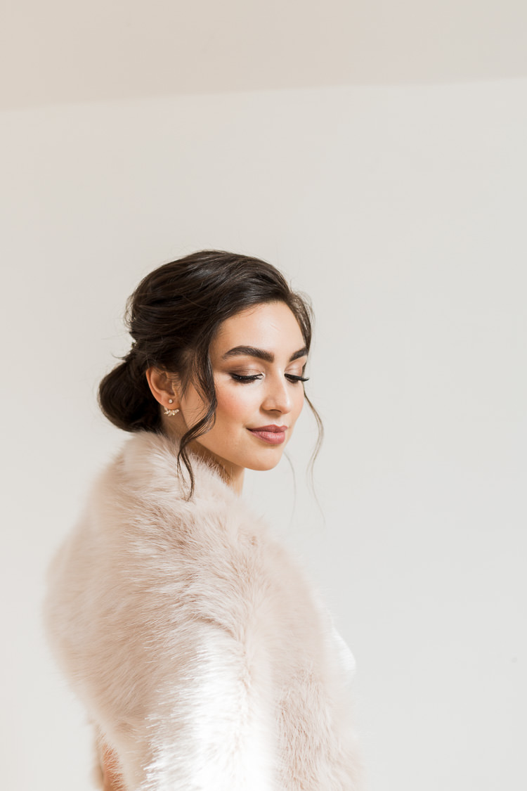 Make Up Beauty Bride Bridal Luxe Copper & Red Wedding Ideas http://www.danielle-smith-photography.com/