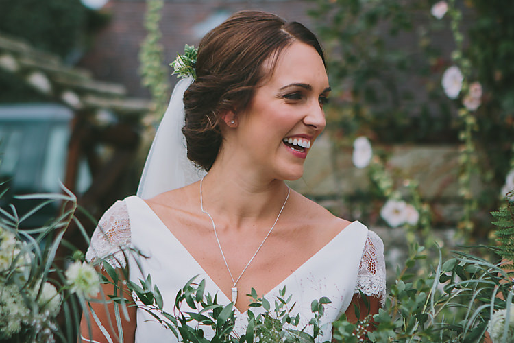Make Up Bride Bridal Natural Pretty Lovely Greenery Farm Tipi Wedding http://www.victoriasomersethowphotography.co.uk/