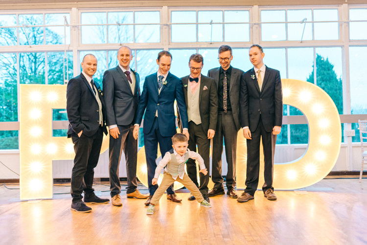 Mismatched Groomsmen Outfits Playful Stylish Navy Winter Wedding http://sarahjaneethan.co.uk/