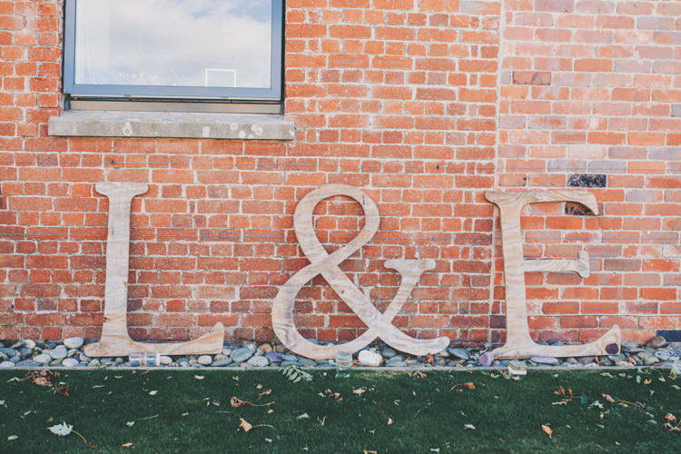 Giant Wooden Letter Initials Decor Sign Bright Retro Vintage Sea Wedding http://www.larissajoice.co.uk/