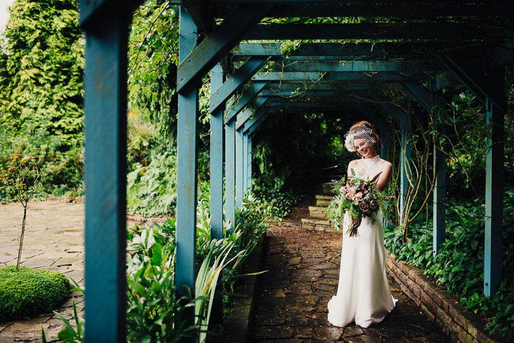 Sarah Willard Couture Dress Gown Bride Bridal Quirky Stylish Country House Wedding http://www.stevebridgwoodphotography.co.uk/