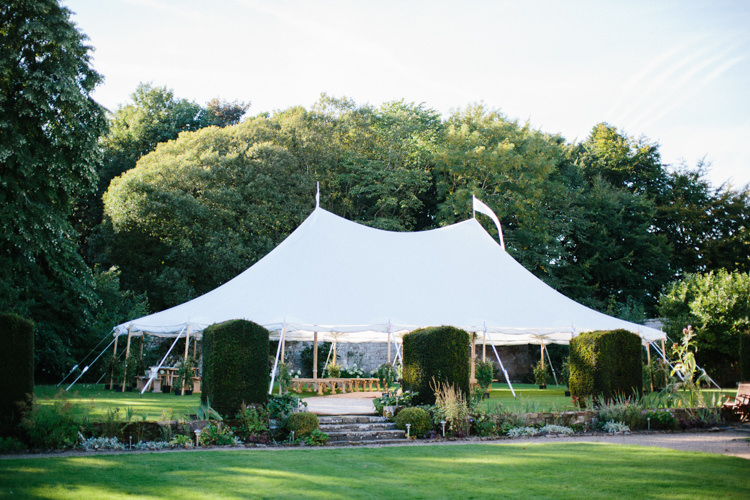 Open Tent Marquee Pole Wild Romance Greenery Wedding Ideas http://www.melissabeattie.com/