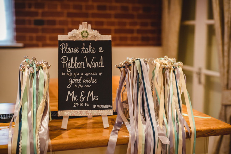 Ribbon Wand Confetti Alternative Crafty Rustic Farm Barn Wedding http://www.sophieduckworthphotography.com/