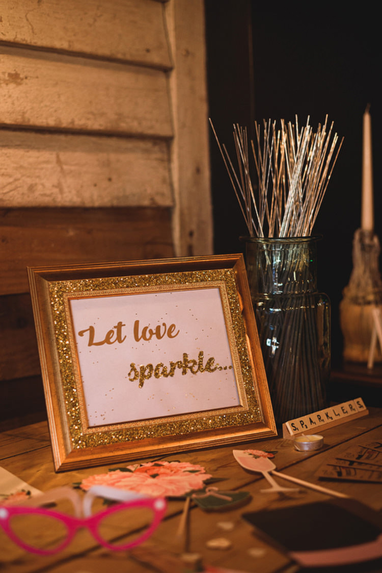 Sparklers Station Bar Quirky Vintage Glamour Wedding https://www.jacksonandcophotography.com/