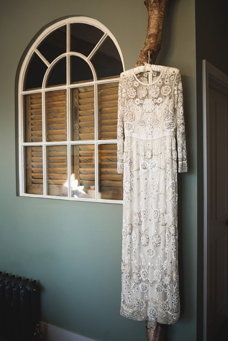 Needle and Thread Long Sleeve Dress Bride Bridal Sequin Quirky Vintage Glamour Wedding https://www.jacksonandcophotography.com/