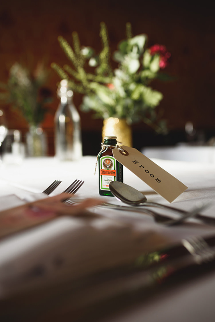 Mini Drink Bottle Favours Quirky Vintage Glamour Wedding https://www.jacksonandcophotography.com/