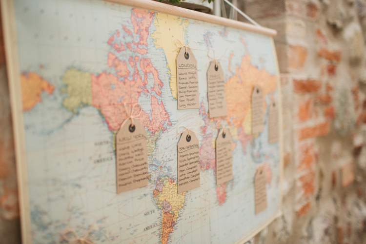 Table Plan Details World Map Beautiful Tuscan Villa Destination Wedding http://www.francessales.co.uk/