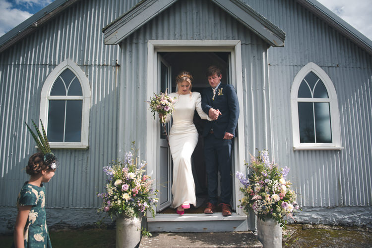 Tin Church Wales Colourful Country Farm Marquee Wedding http://www.hannahmilesphotography.com/