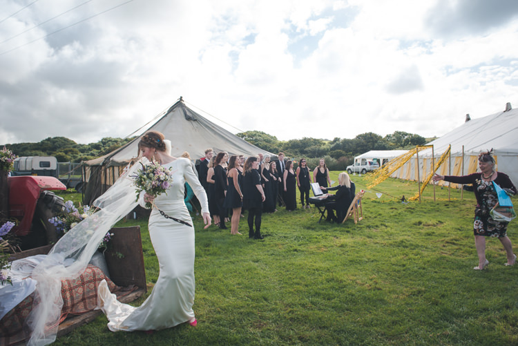 Colourful Country Farm Marquee Wedding http://www.hannahmilesphotography.com/