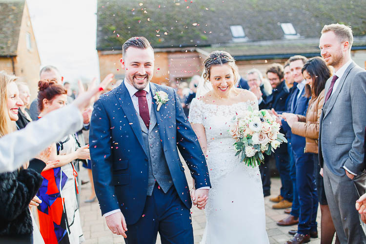 Confetti Throw Beautiful Rustic Fairy Lights Barn Wedding http://whitestagweddings.com/