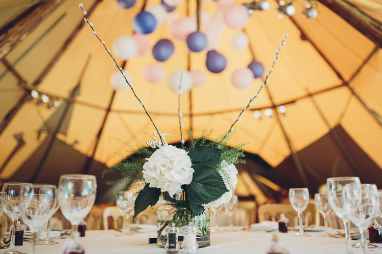 Blush Navy DIY Tipi Wedding Home http://www.kategrayphotography.com/