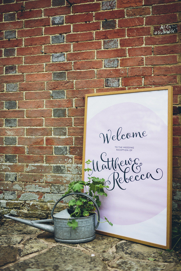 Signage Design Blush Navy DIY Tipi Wedding Home http://www.kategrayphotography.com/