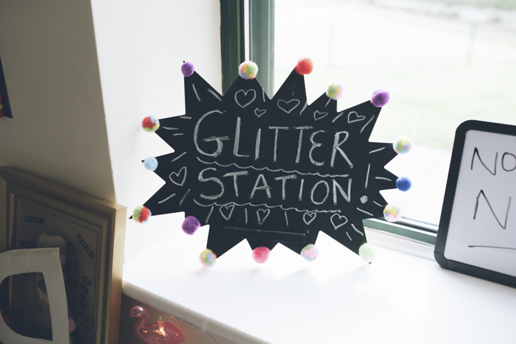 Glitter Station Alternative Creative Budget Wedding http://www.petecranston.com/
