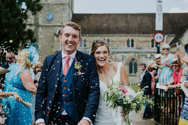 Confetti Throw Bride Groom Adventure Country Tipi Farm Wedding http://www.kategrayphotography.com/