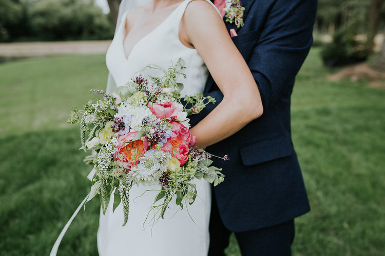 Coral Peony Bouquet Flowers Bride Bridal Adventure Country Tipi Farm Wedding http://www.kategrayphotography.com/