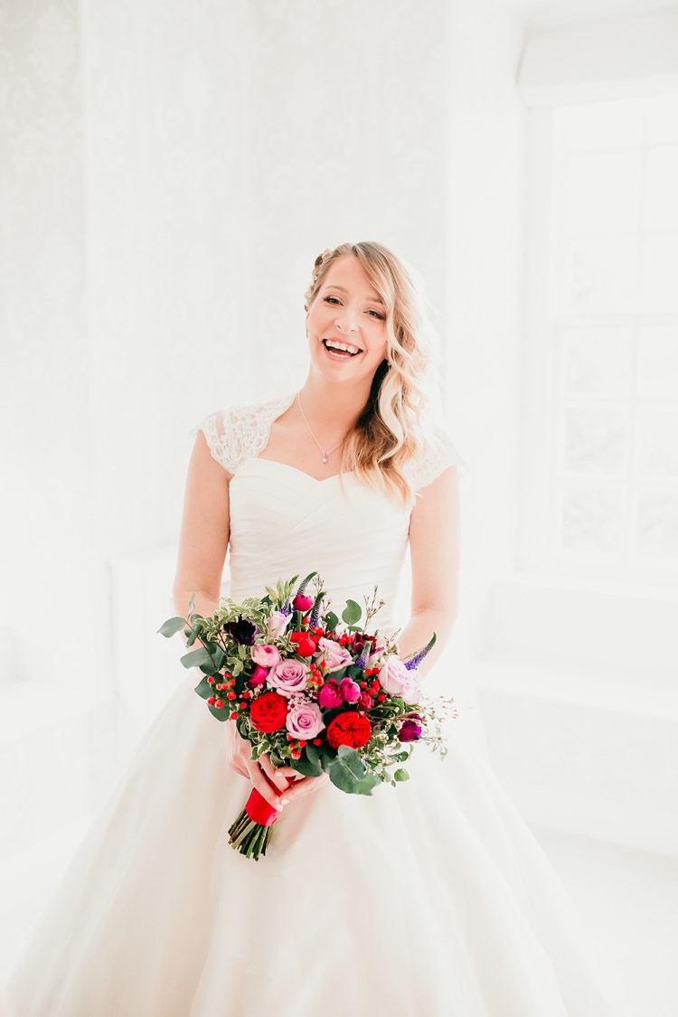 Bride Bridal Ivory & Co A-Line Dress Fun Colourful Modern Music Wedding http://hollycollingsphotography.com/