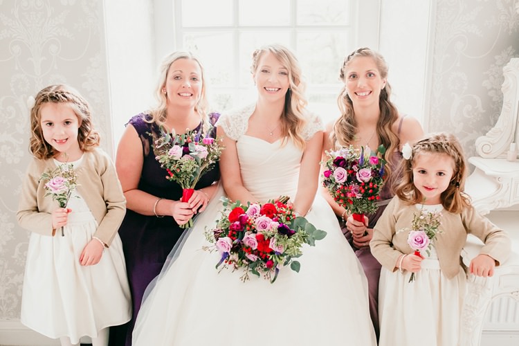 Bride Bridal Bridesmaids Flower Girls Ivory & Co Dress Fun Colourful Modern Music Wedding http://hollycollingsphotography.com/