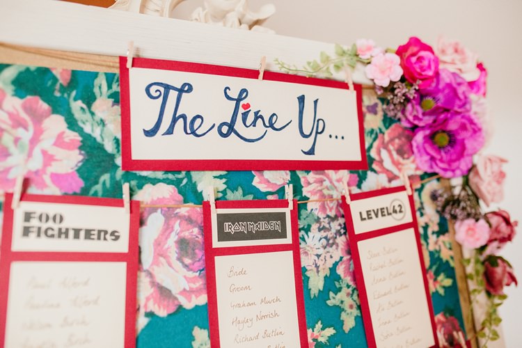 Fun Colourful Modern Music Wedding http://hollycollingsphotography.com/