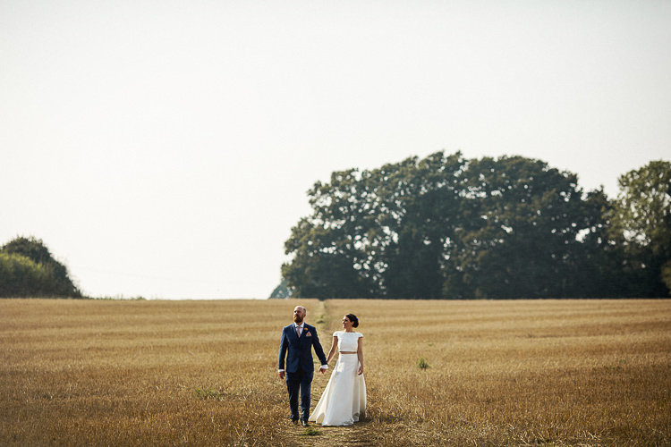Bridal Seperates Top Skirt Karen Willis Holmes Bride Fun Multicolour Creative Barn Wedding http://www.mattparryphotography.co.uk/