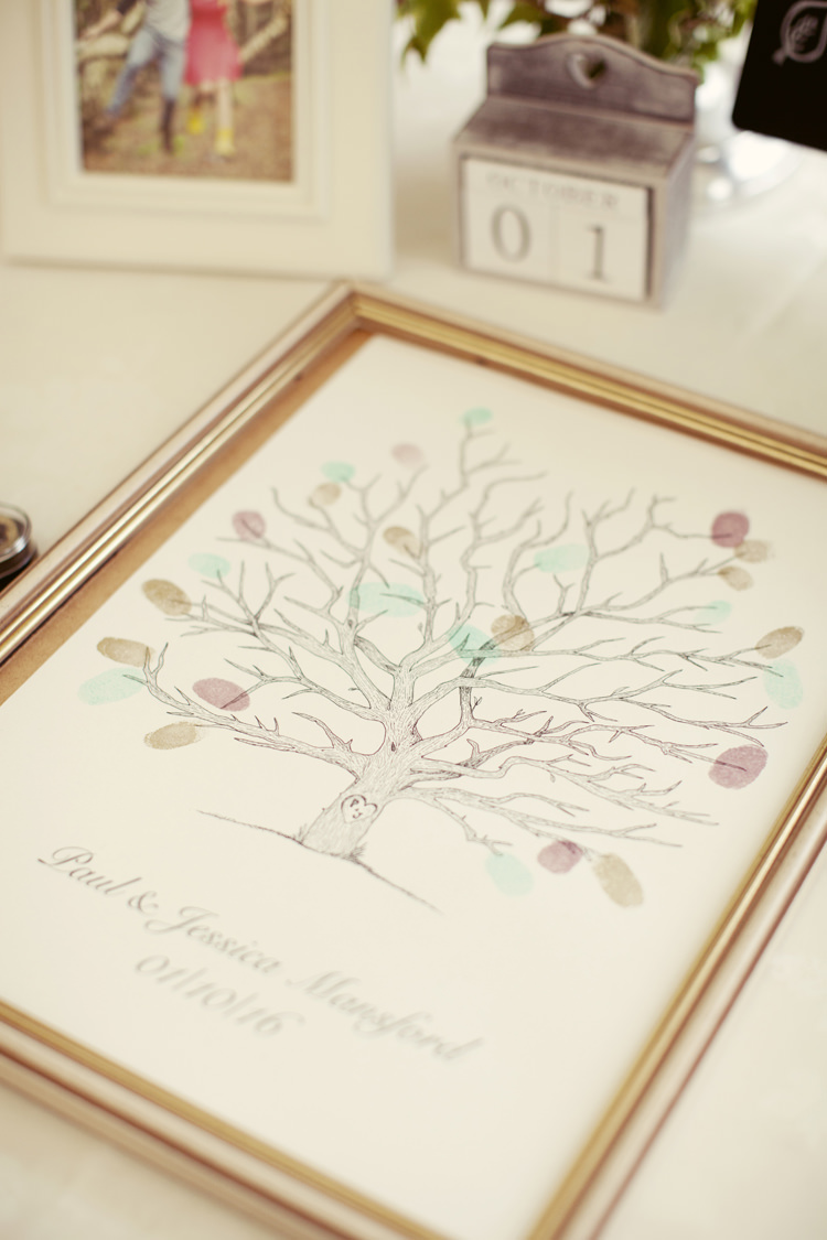 Finger Print Tree Guest Book Whimsical Woodland Autumn Wedding http://www.rebeccaweddingphotography.co.uk/ 