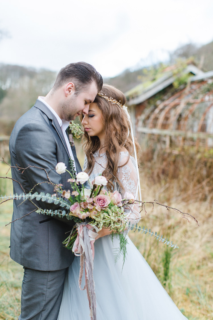 Botanical Beauty Abandoned Greenhouse Wedding Ideas https://www.thegibsonsphotography.co.uk/