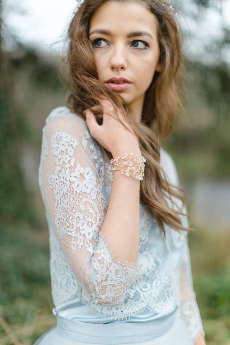Bracelet Bride Bridal Accessory Jewellery Gold Botanical Beauty Abandoned Greenhouse Wedding Ideas https://www.thegibsonsphotography.co.uk/